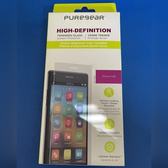 iPhone 11/XR - PureGear High-Definition Screen Protector (CLEAR) - Picture 3 of 3